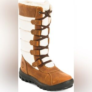 Timberland Women's MT. Hayes Tall Waterproof Brown Snow Boots